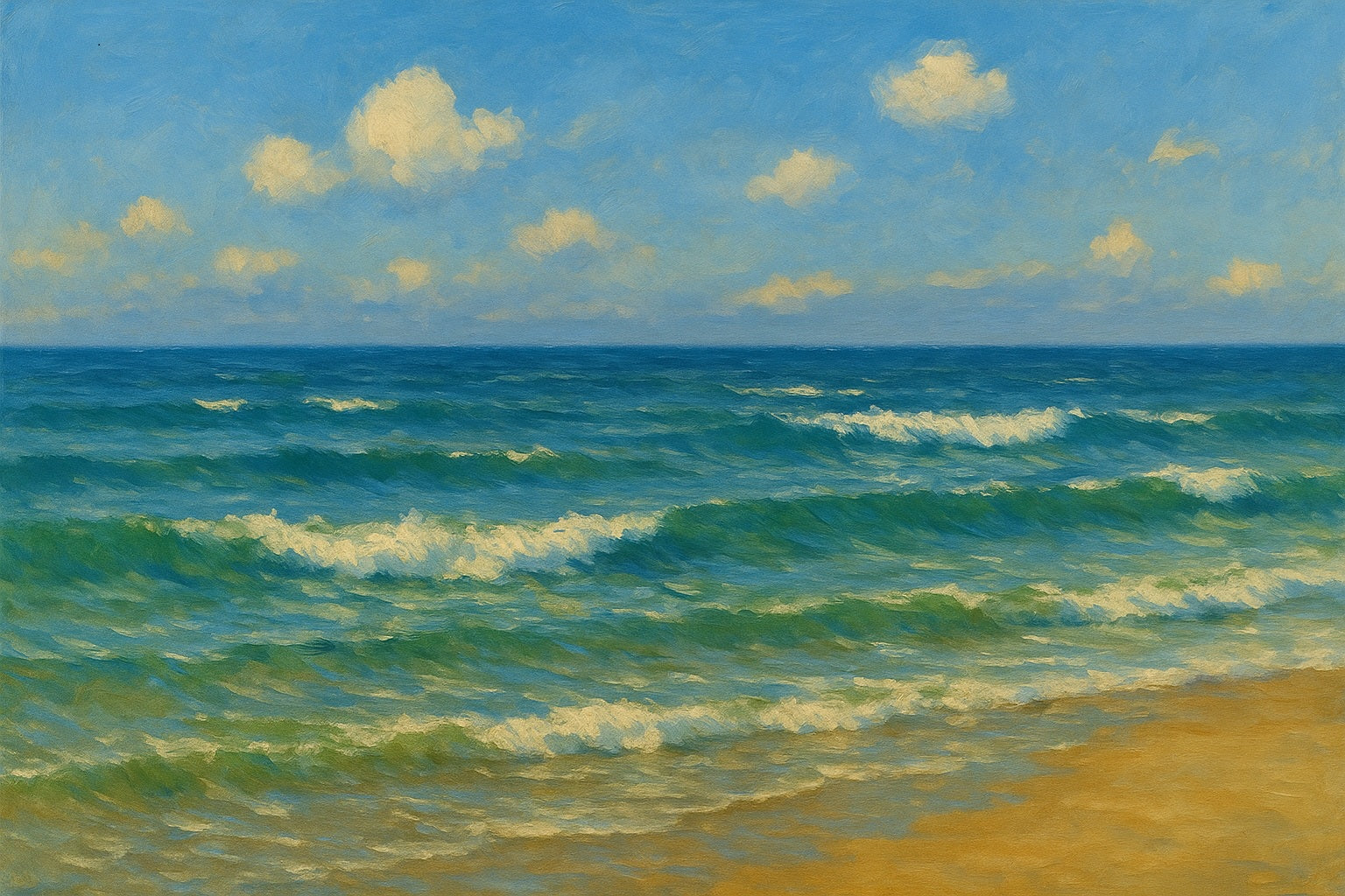 Ocean Air coastal canvas wall art – fine art seascape print by Alexandra Sachs.
